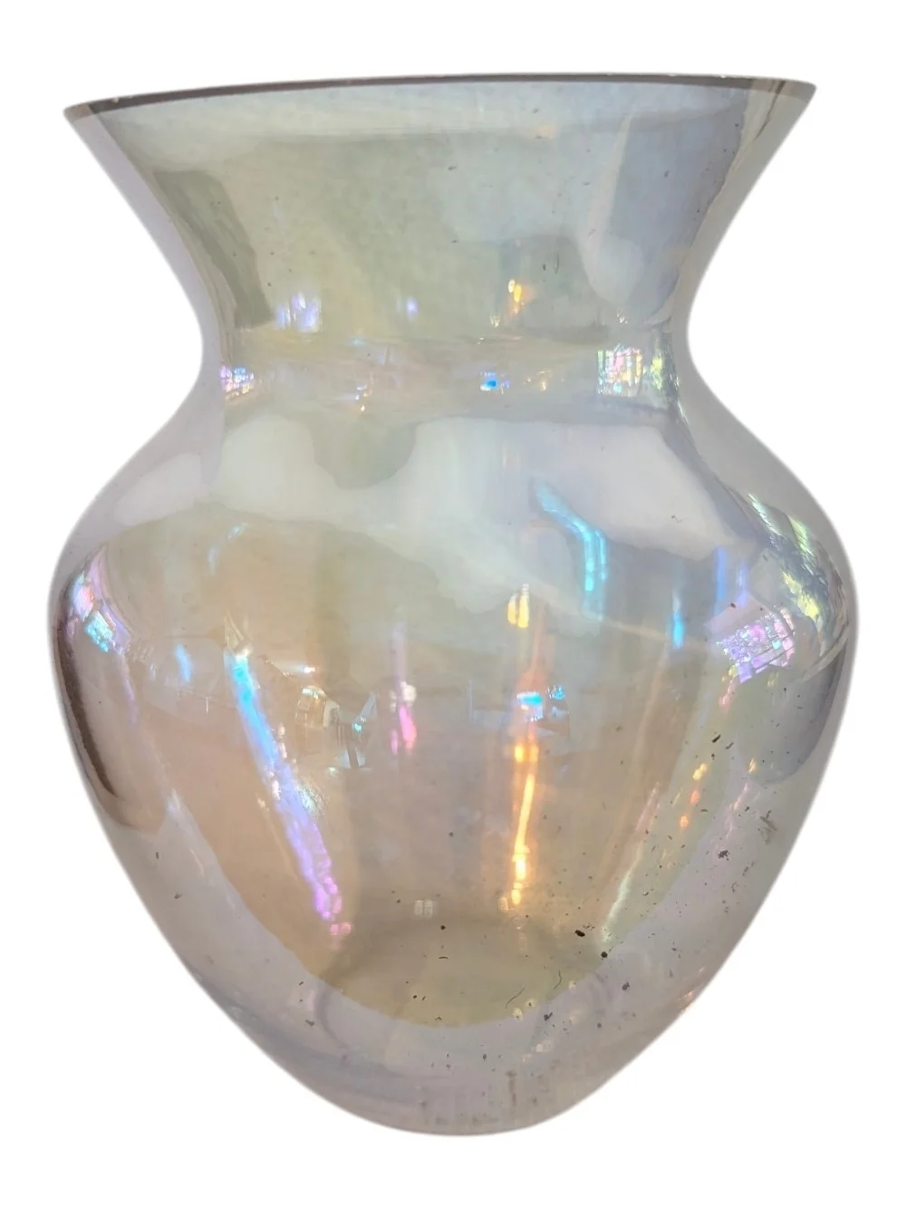 Iridescent Glass Vase